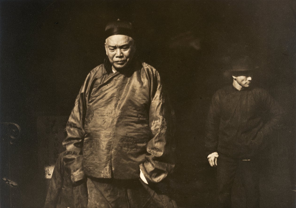 Merchant e Body Guard, Old Chinatown, São Francisco de Arnold Genthe