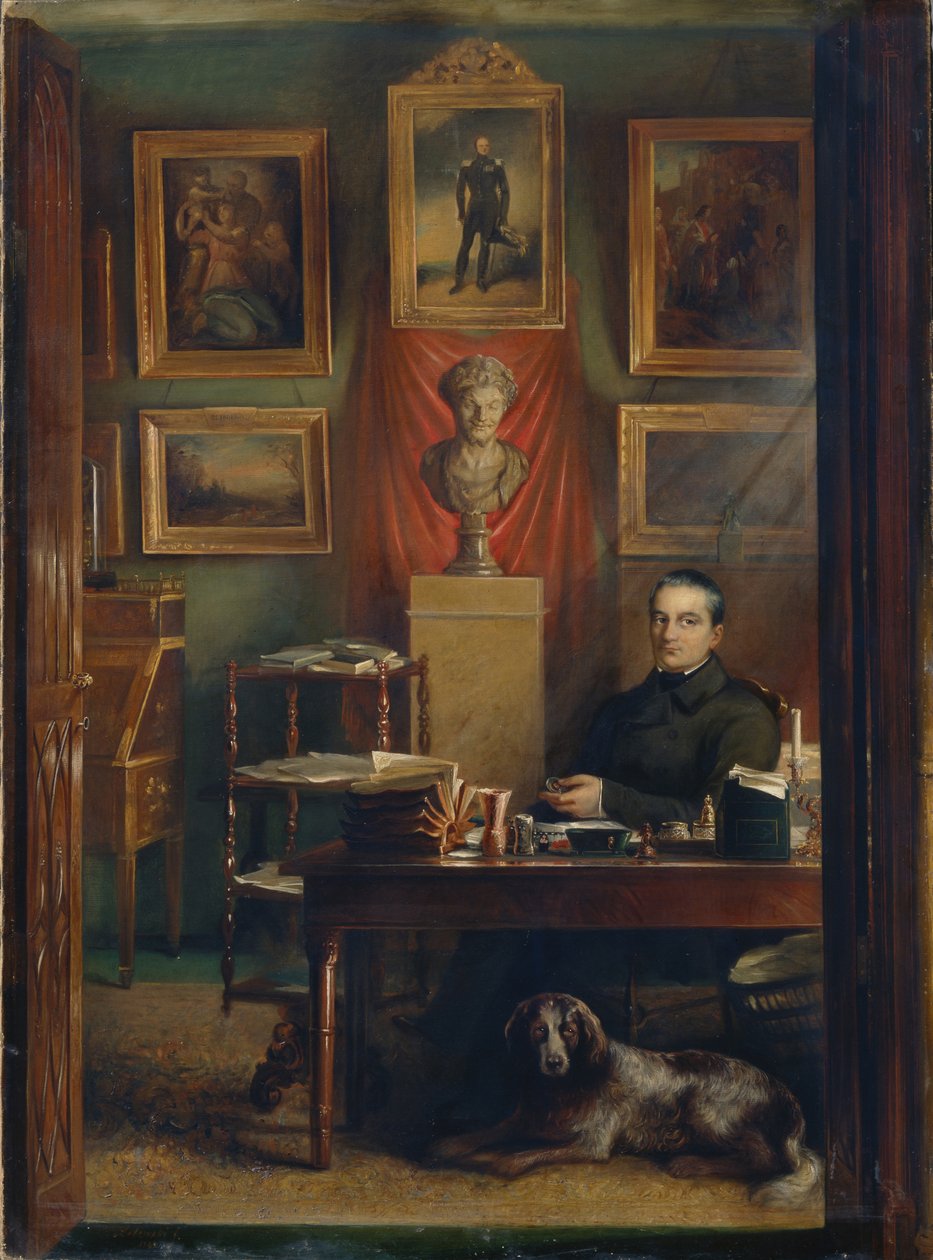 Retrato do Conde Dmitry Petrovich Buturlin 1790-1849, 1851 de Arnold Abramovich Zelensky