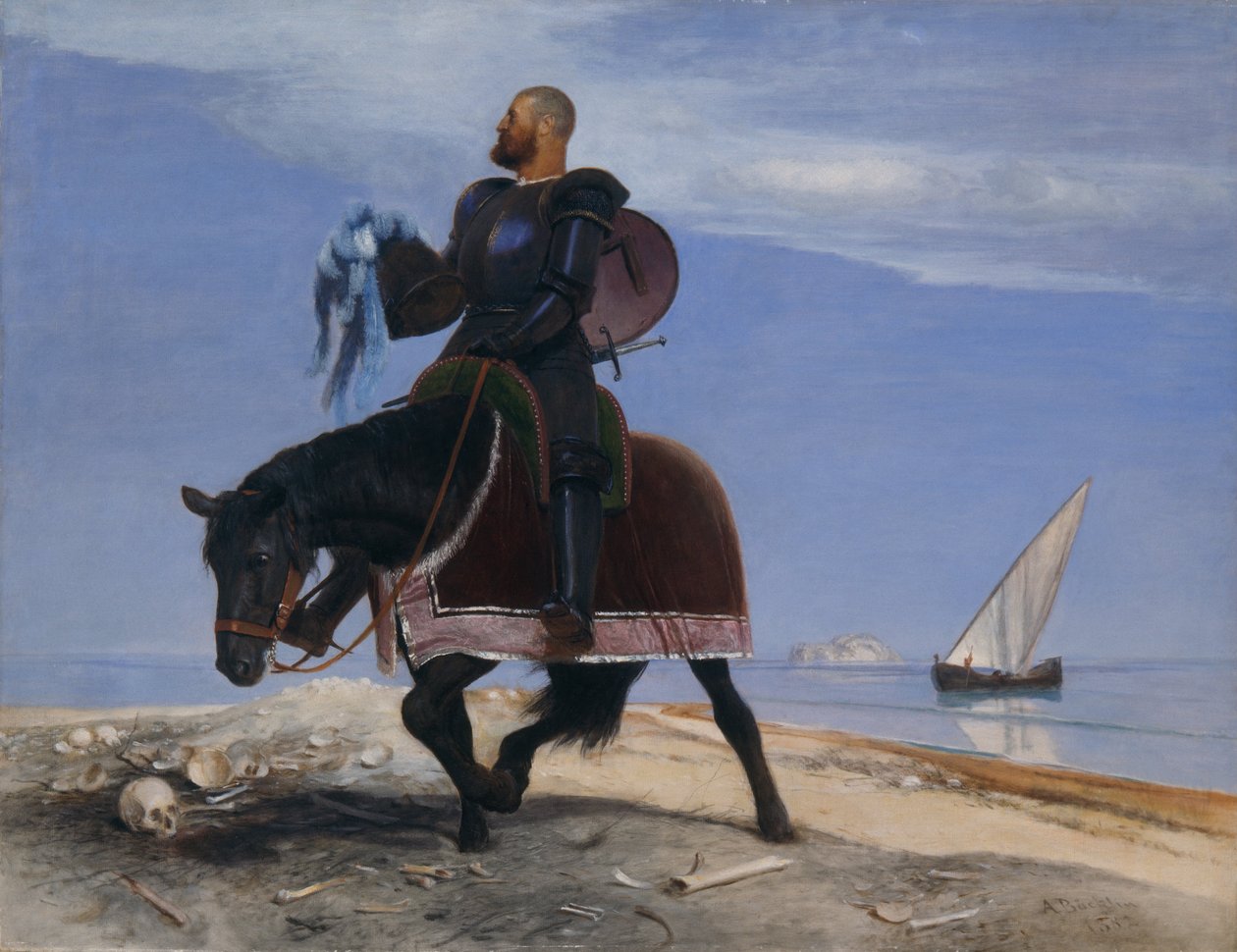 O aventureiro de Arnold Böcklin