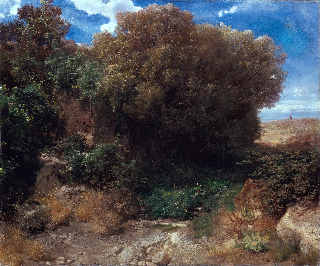 Paisagem da Campagna de Arnold Böcklin