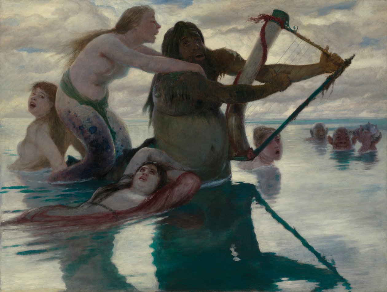 No mar de Arnold Böcklin