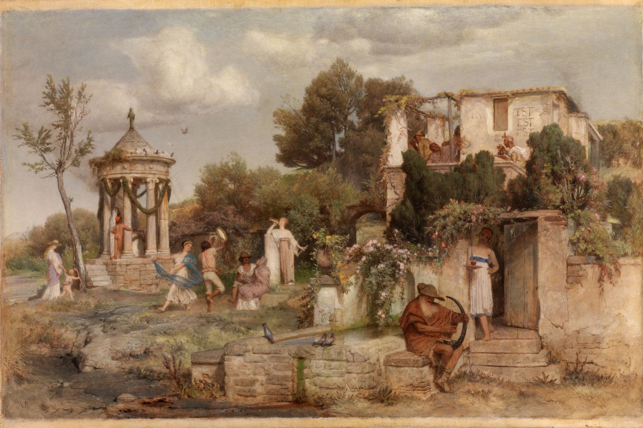 Taberna romana de Arnold Böcklin