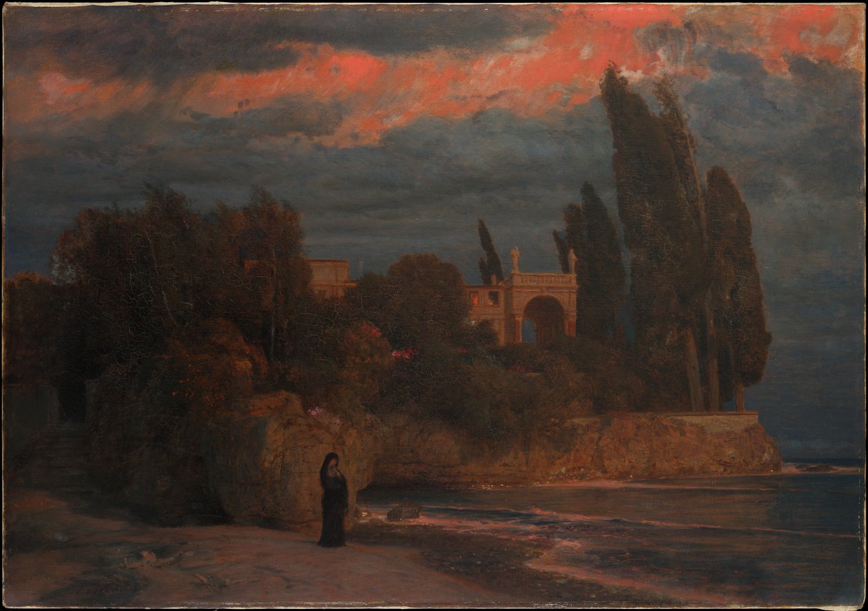 Villa à beira-mar de Arnold Böcklin