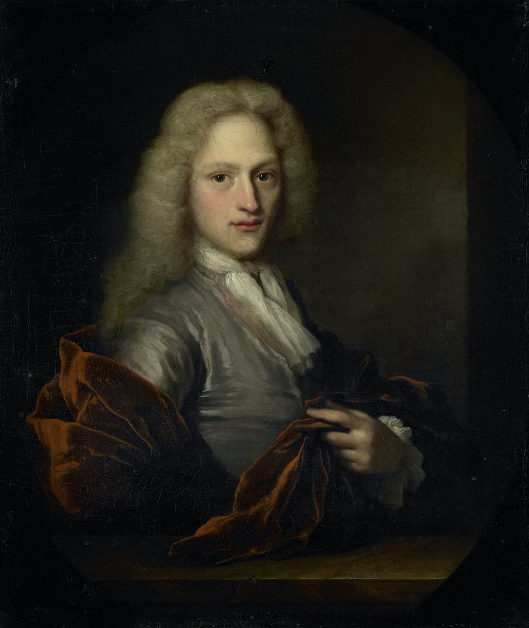 Retrato de um Homem de Arnold Boonen (attributed to)