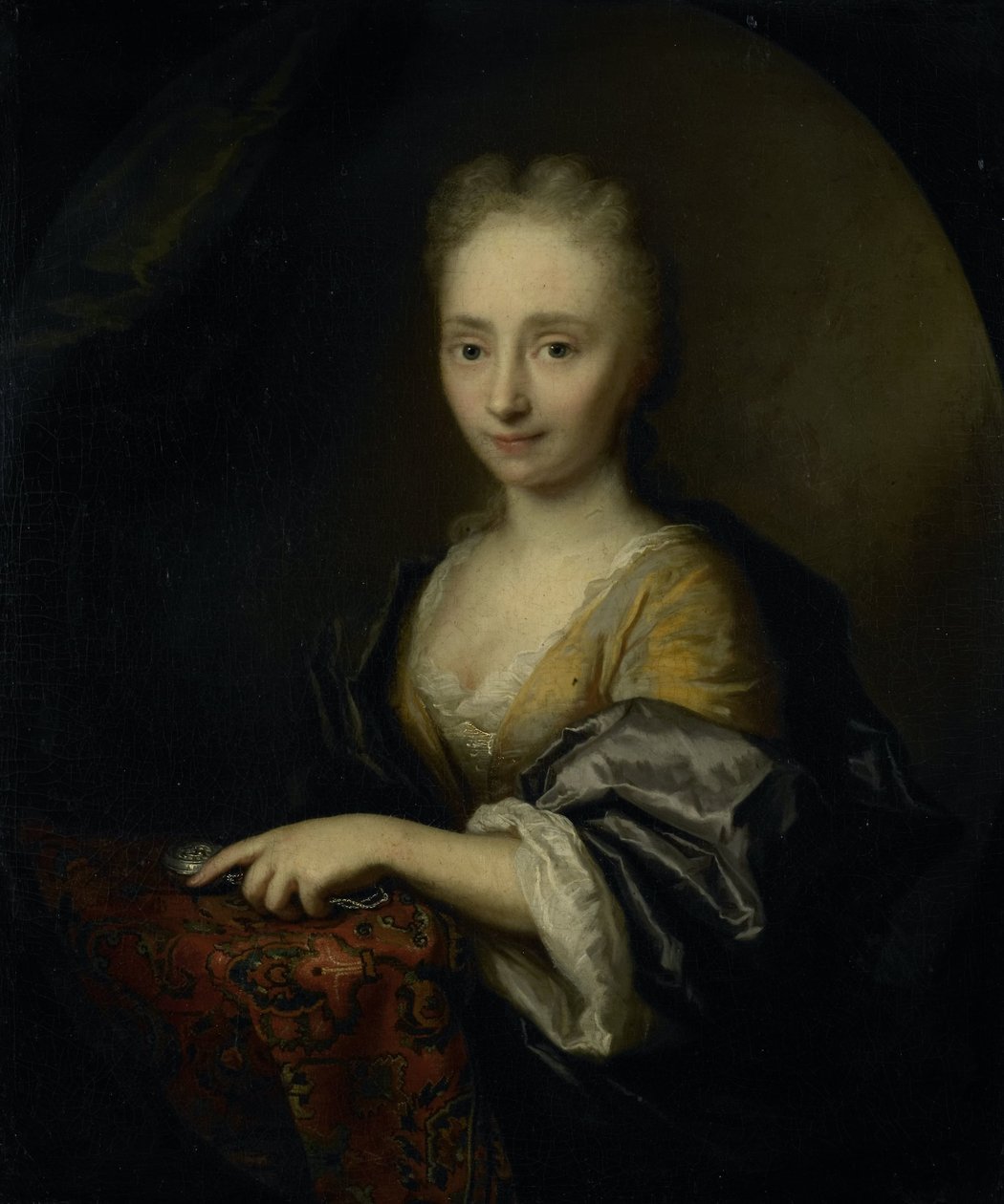 Retrato de uma Mulher de Arnold Boonen (attributed to)