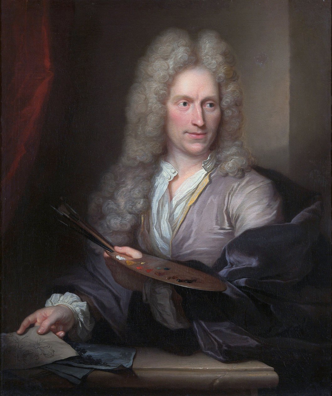 Retrato de Jan van Huysum de Arnold Boonen