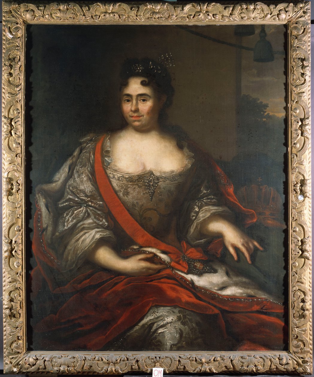 Retrato da rainha Catarina I da Rússia, 1717 de Arnold Boonen