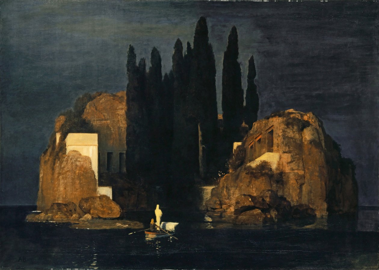 Alemão: Die Toteninsel Isle of the Dead (A Ilha dos Mortos) de Arnold Böcklin