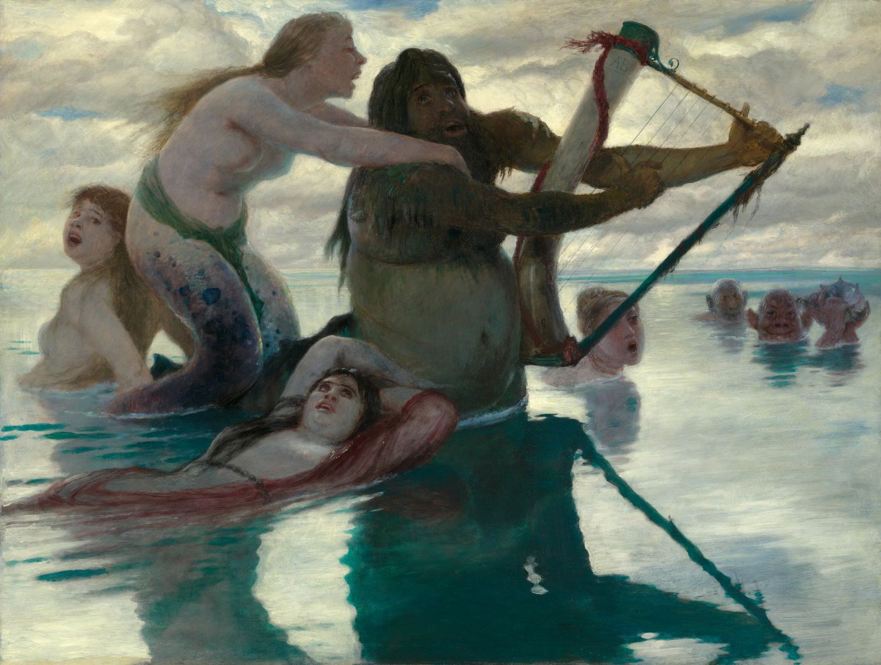 No mar de Arnold Böcklin