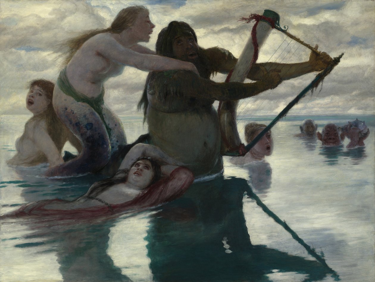 No mar, 1883 de Arnold Böcklin