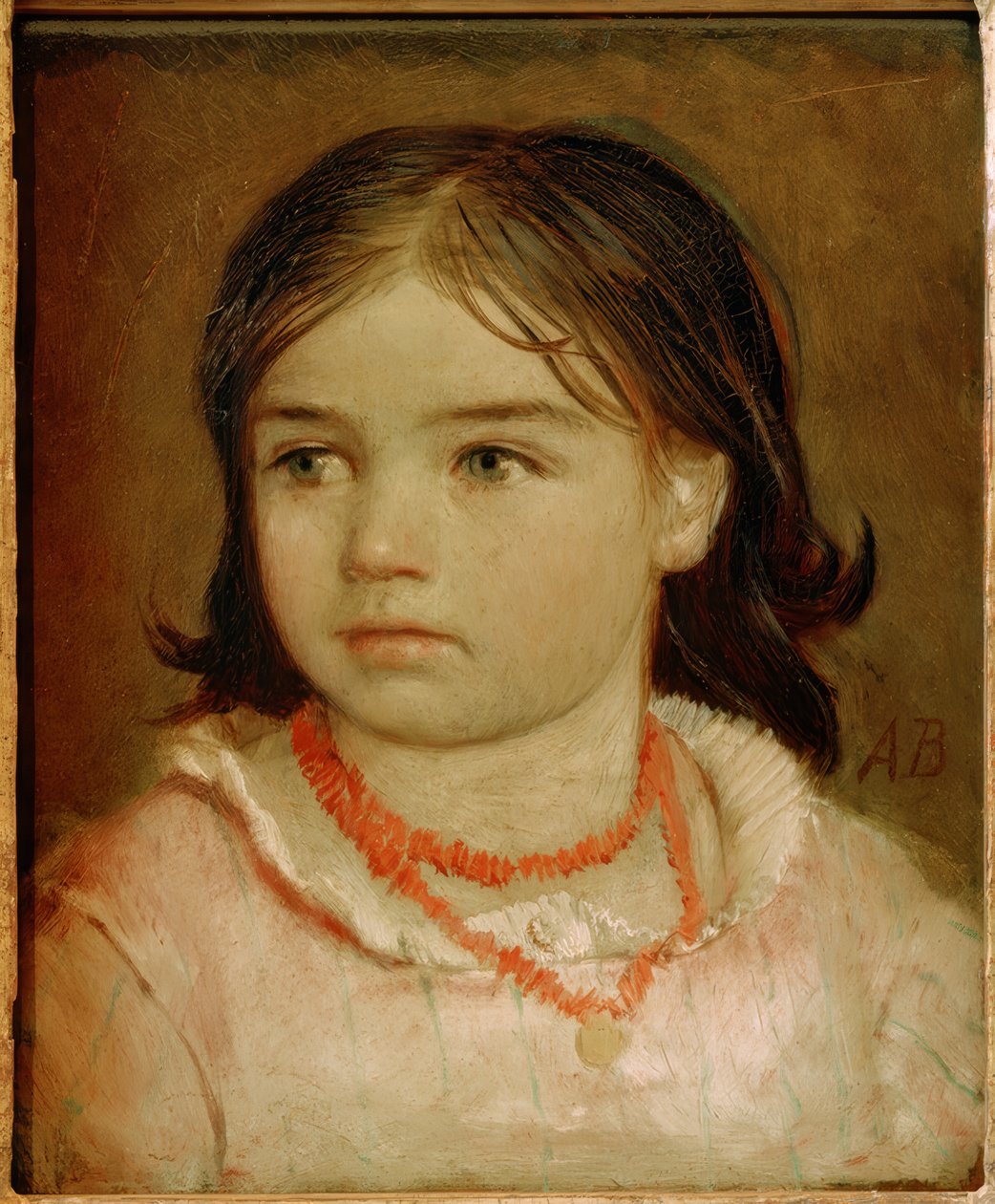 Retrato de um filho da filha Lúcia de Arnold Böcklin