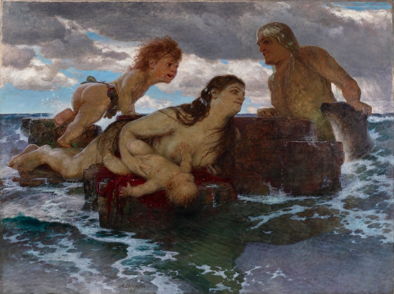 mar idílio de Arnold Böcklin