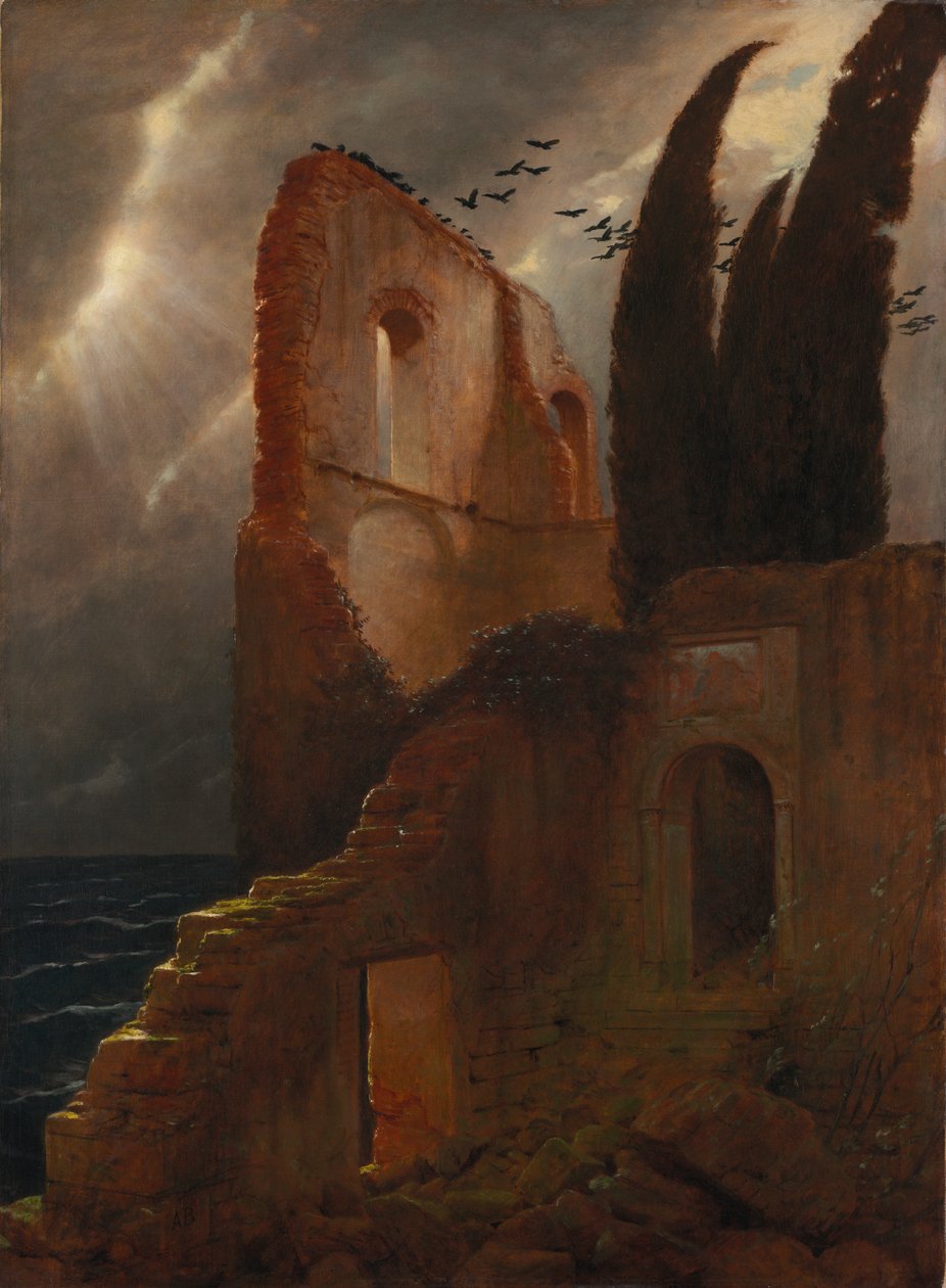 ruína do mar de Arnold Böcklin