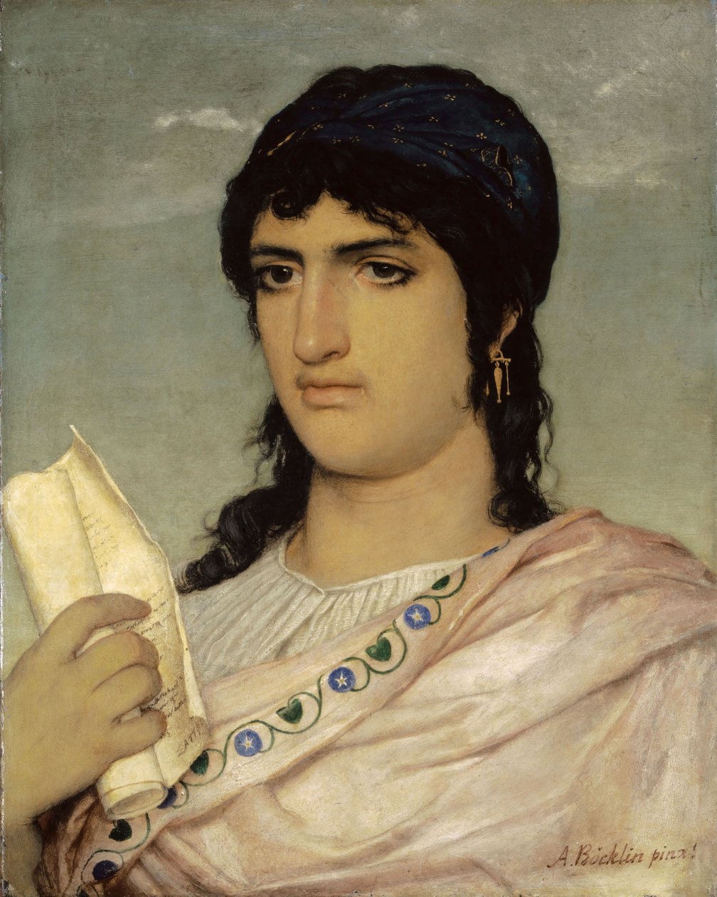 Sappho, 1862. de Arnold Böcklin