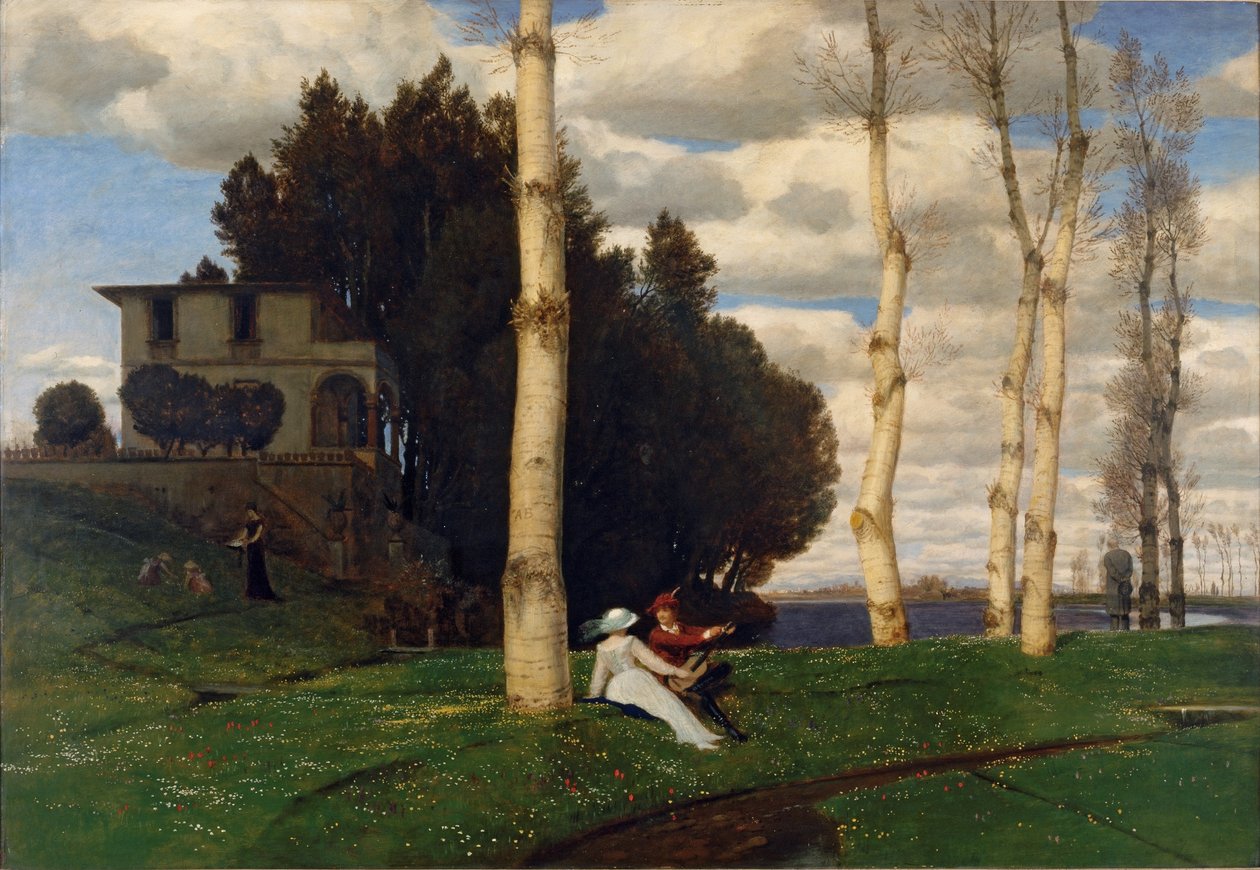 Dia de primavera (As Três Idades da Vida) de Arnold Böcklin