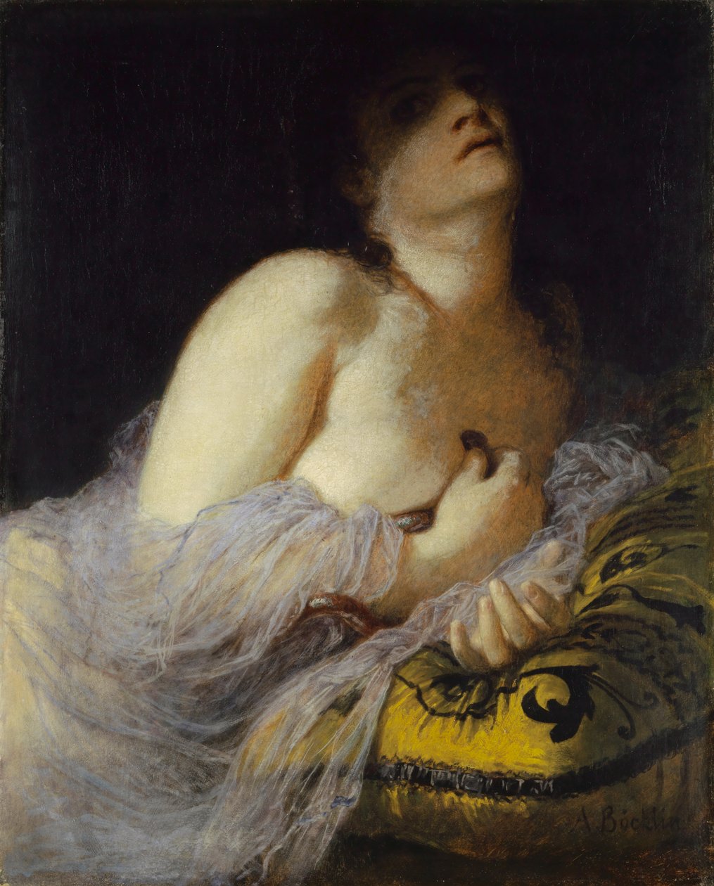 A morte de Cleópatra (primeira versão), 1872 de Arnold Böcklin