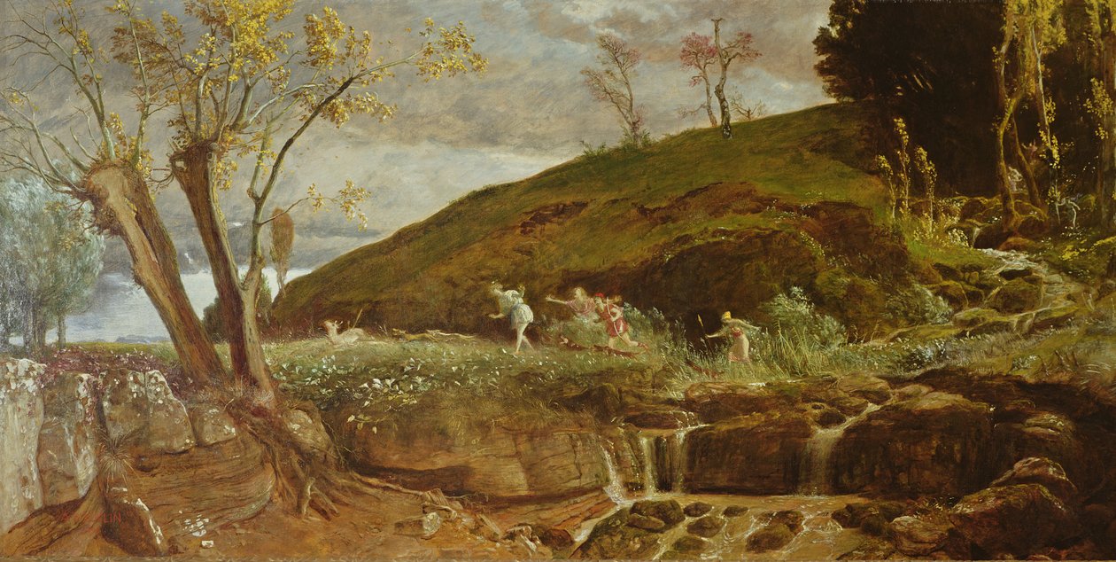A Caça de Diana, 1896 de Arnold Böcklin
