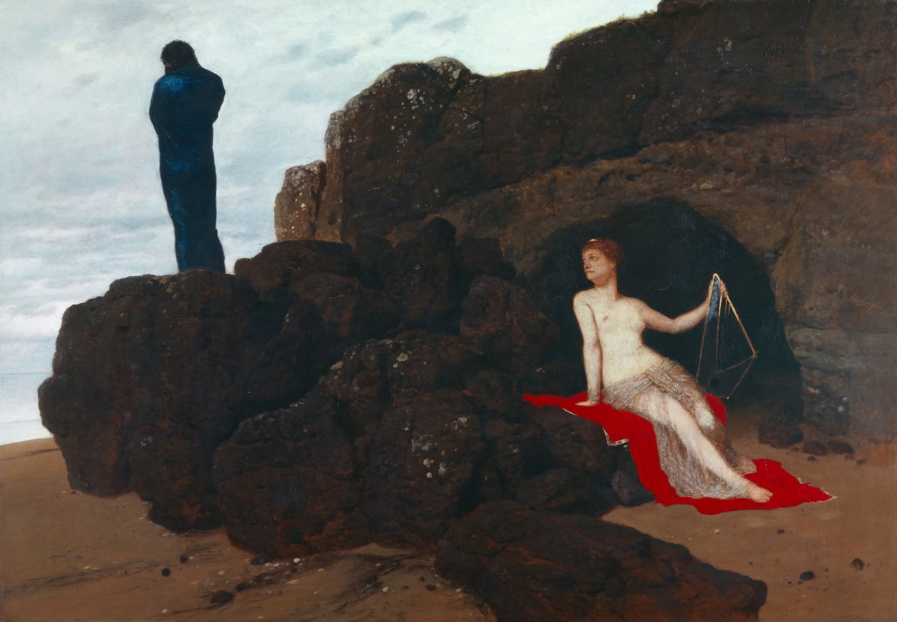 Ulisses e Calipso, 1882. de Arnold Böcklin