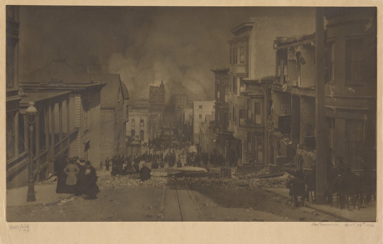 São Francisco, 18 de abril de 1906 de Arnold Genthe