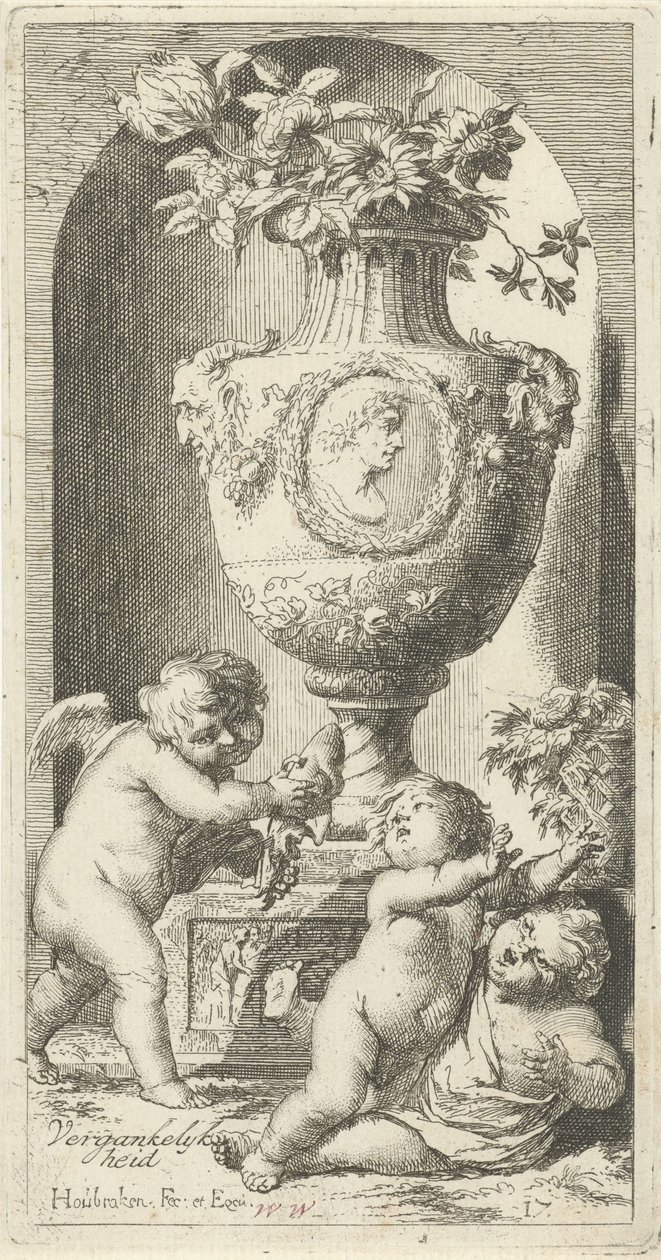 Alegoria da Transição de Arnold Houbraken