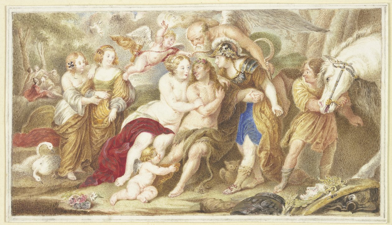 Hércules na encruzilhada de Arnold Houbraken