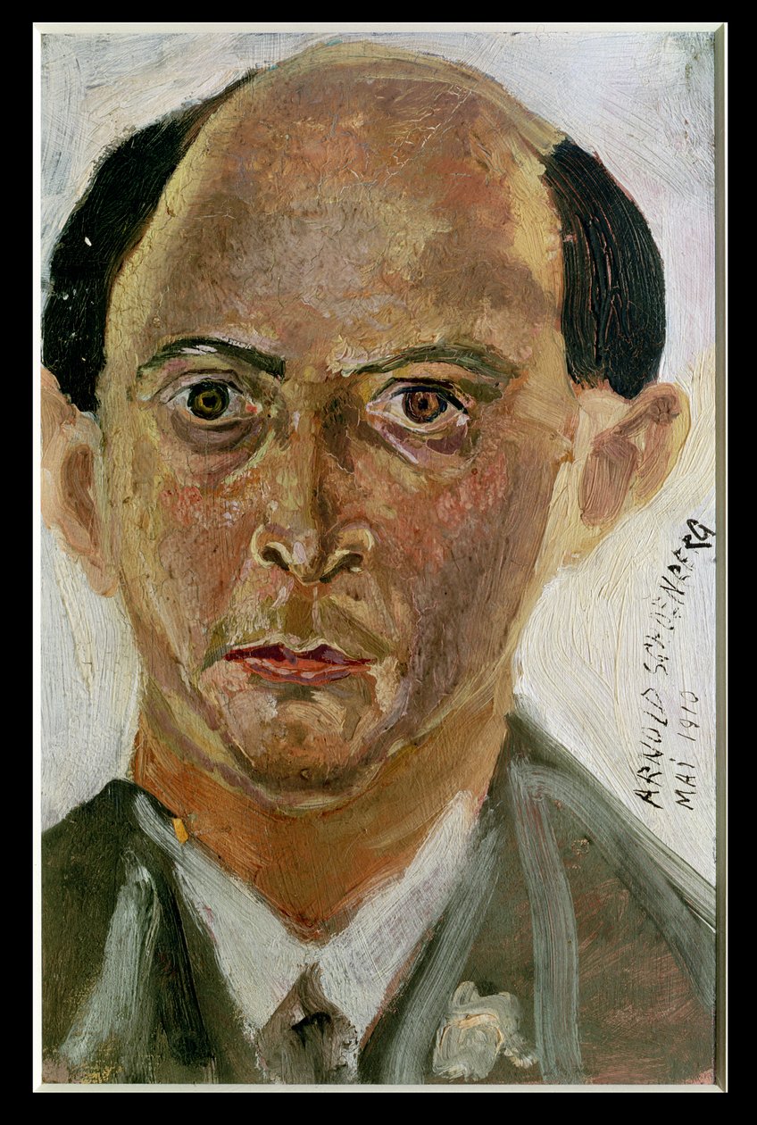 Auto-retrato (óleo sobre tela) de Arnold Schoenberg