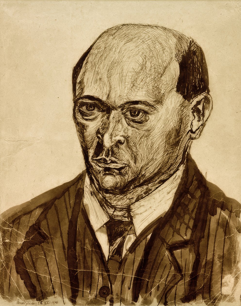 auto-retrato de Arnold Schönberg