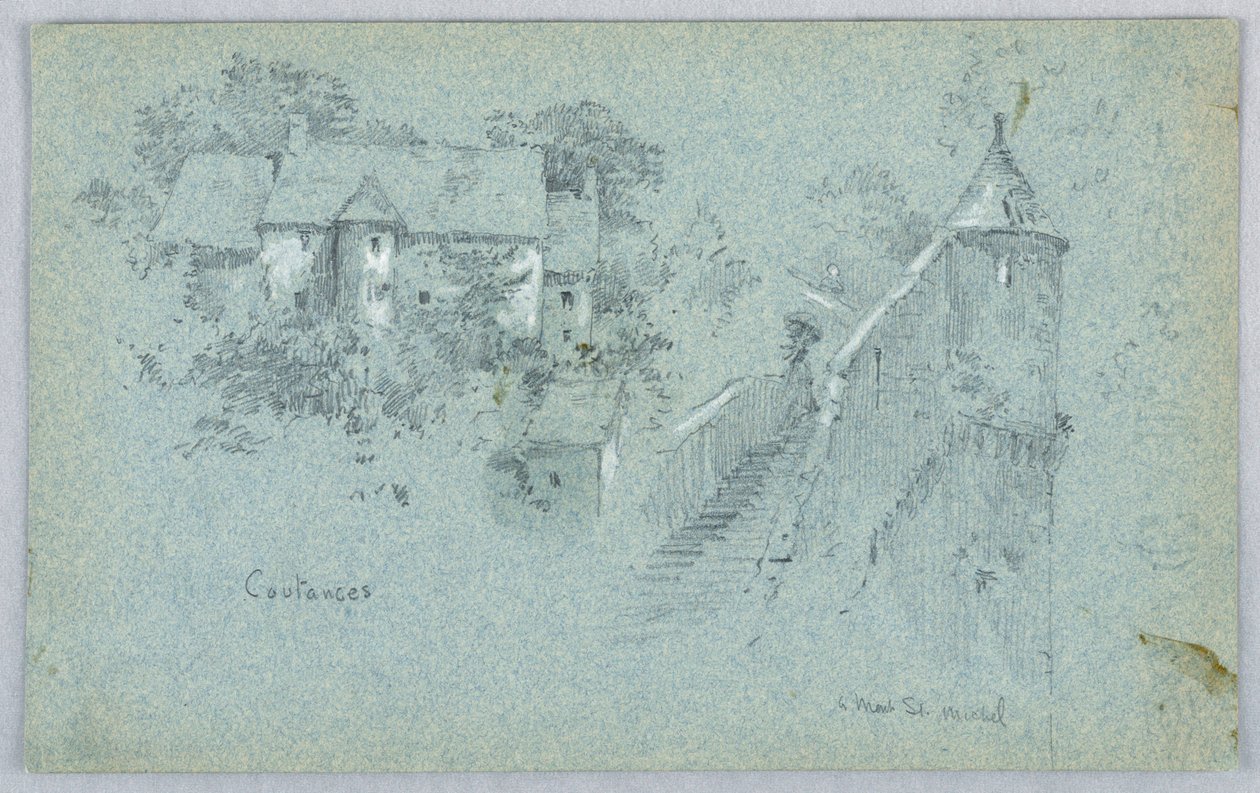 Coutance e Mont St. Michel de Arnold William Brunner