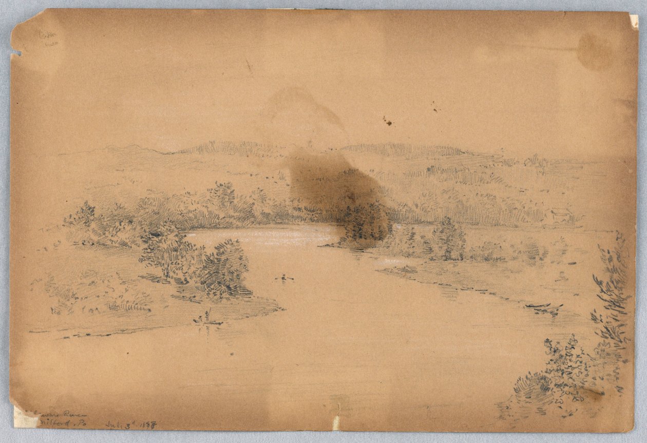 Rio Delaware, Milford, Pa. de Arnold William Brunner