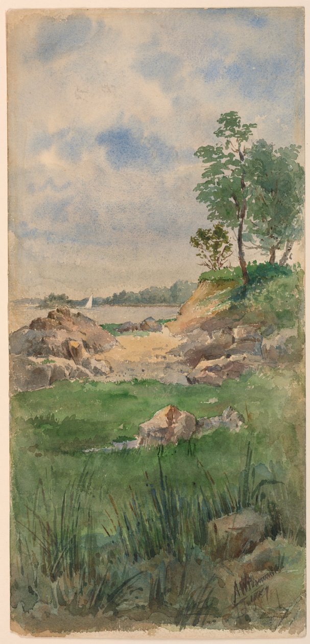 Paisagem da ilha de Nantucket de Arnold William Brunner
