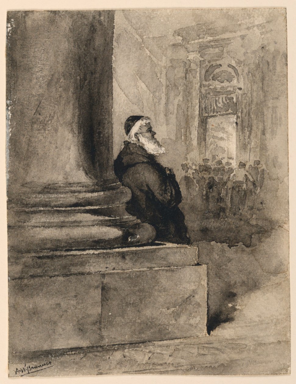 Velho Monge de Arnold William Brunner