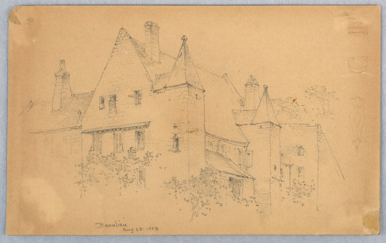 Esboço de Beaulieu de Arnold William Brunner