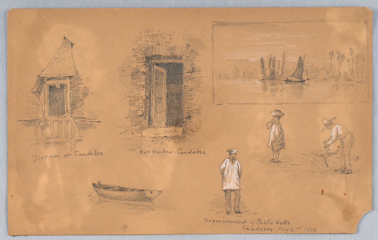 Esboços em Canebec de Arnold William Brunner