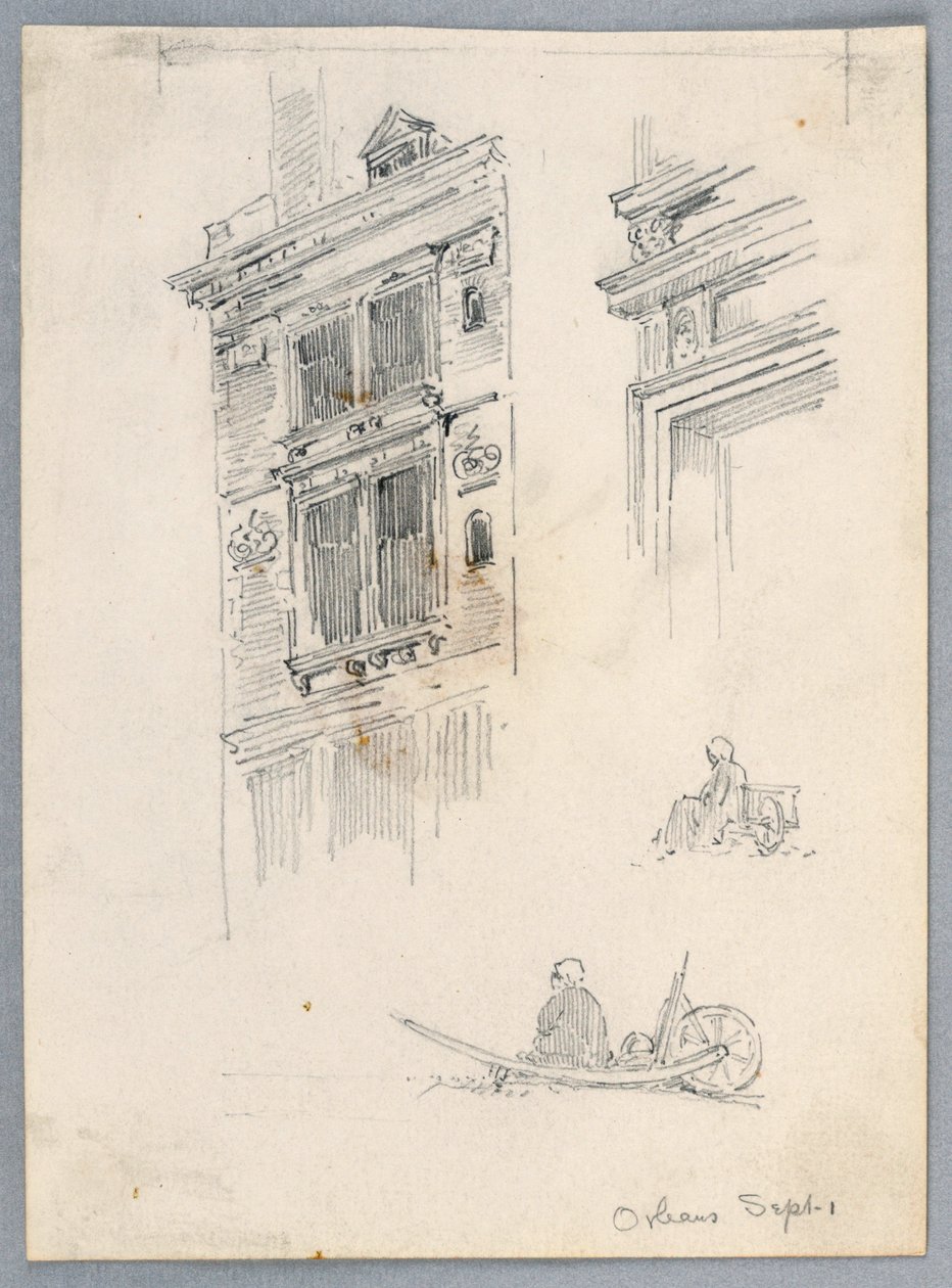 Esboços de Orleães de Arnold William Brunner
