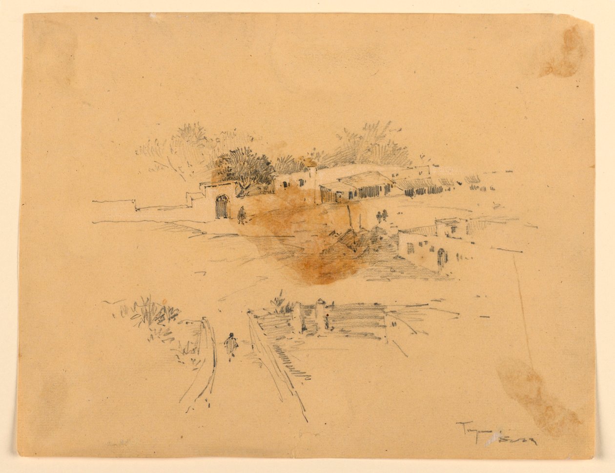 Praça em Tânger de Arnold William Brunner
