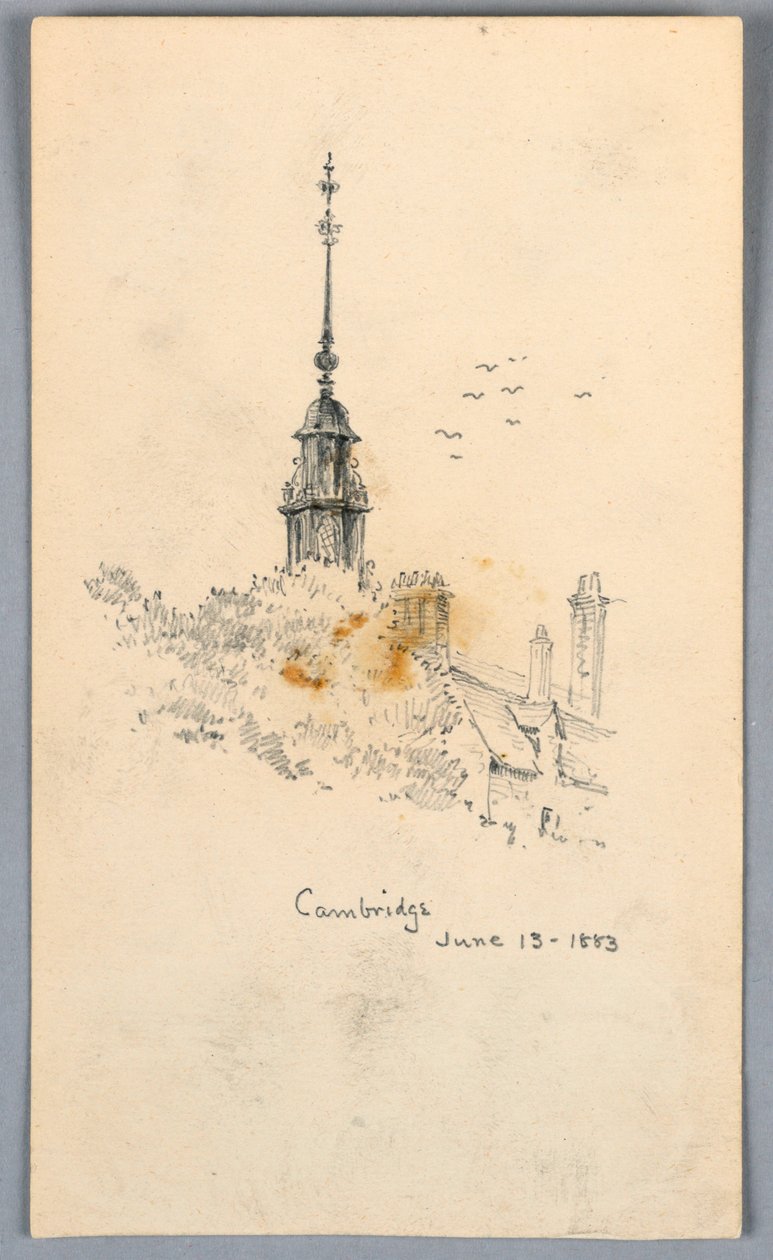 Campanário em Cambridge de Arnold William Brunner