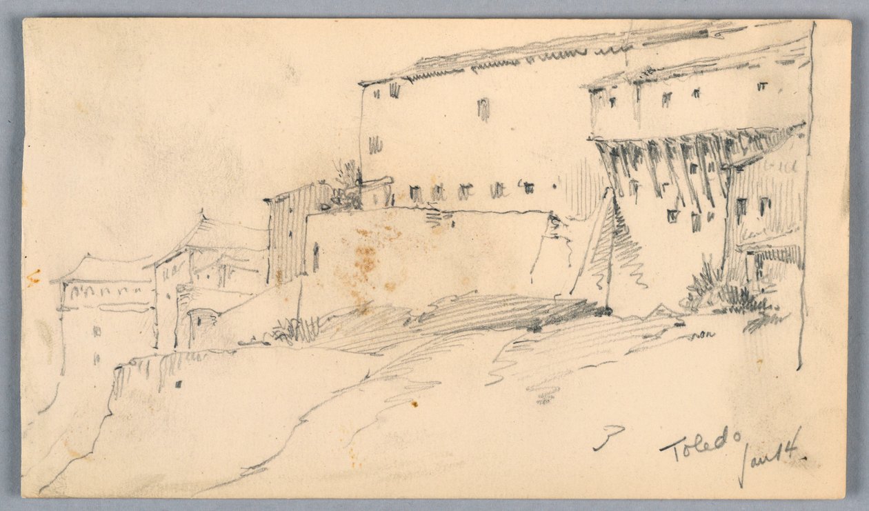 Muros em Toledo de Arnold William Brunner