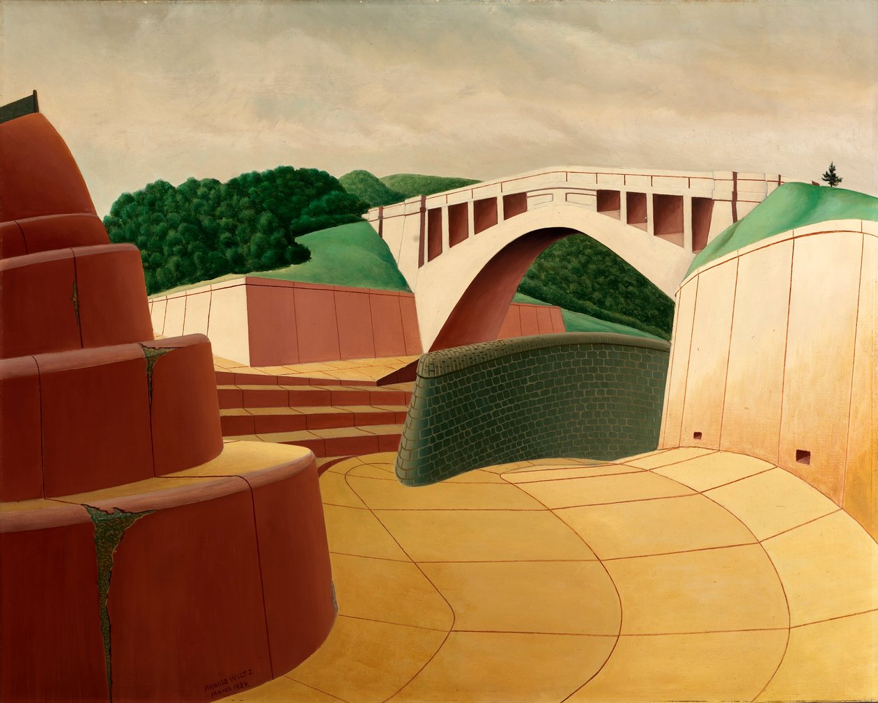 Vertedouro, Barragem de Ashokan de Arnold Wiltz