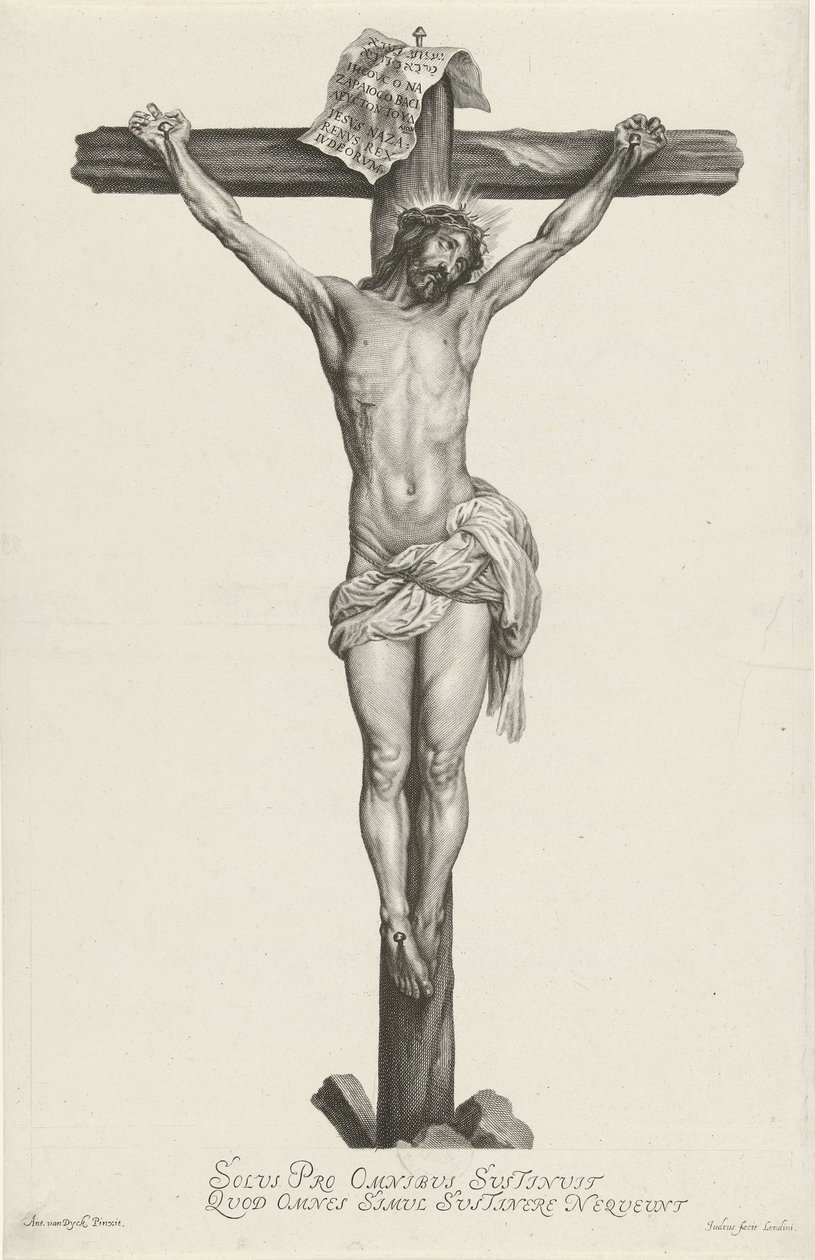 Cristo na cruz de Arnold de Jode