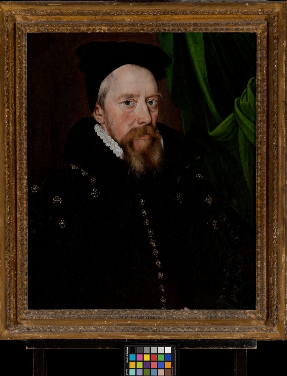 William Cecil, Lord Burghley (1520-1598), c.1575 (óleo sobre painel) de Arnold von (by or after) Brounckhorst