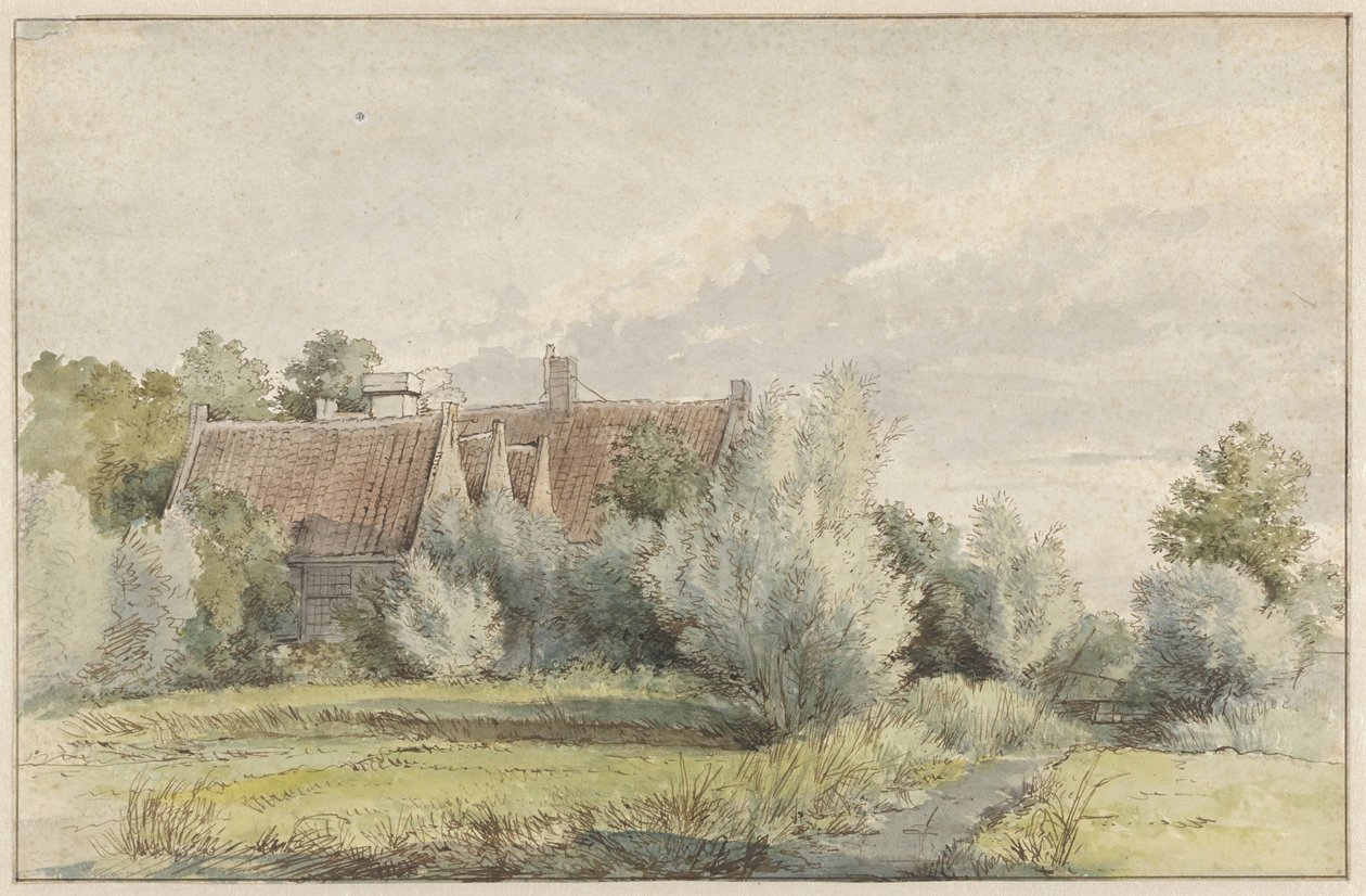Casa entre as árvores de Arnoldus Johannes Eymer