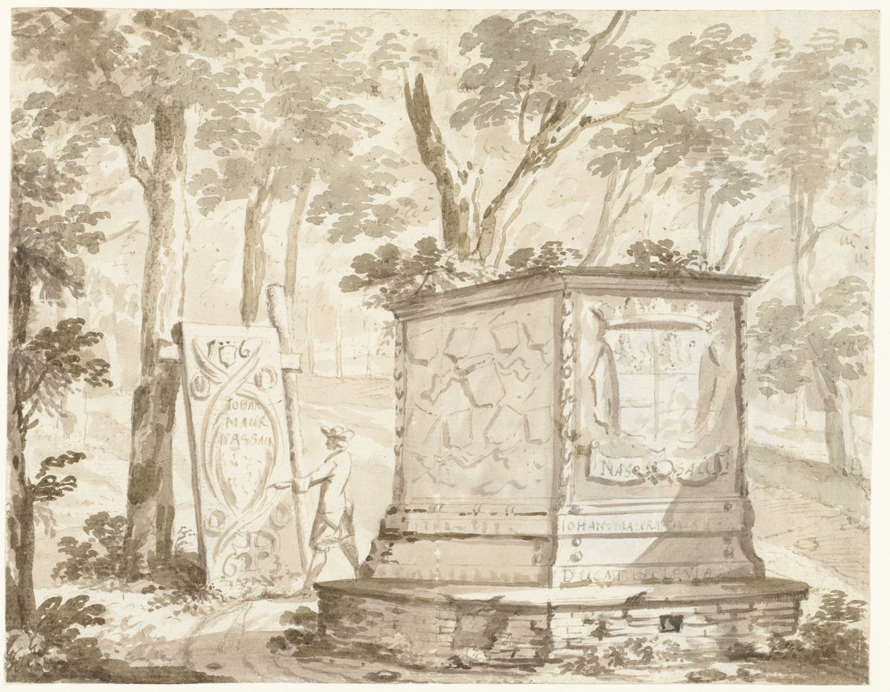 Túmulo de Johan Maurice de Nassau-Siegen em Kleve de Arnoud van Halen