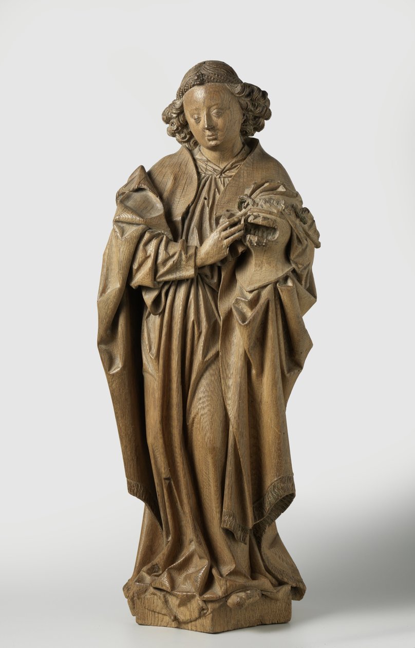 Anjo com o Arma Christi, c. 1480 (carvalho) de Arnt von Zwolle