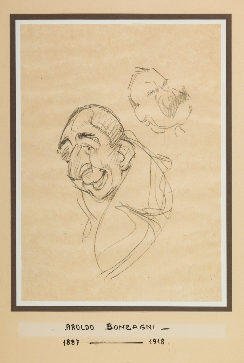 Mendigos (lápis sobre papel) de Aroldo Bonzagni