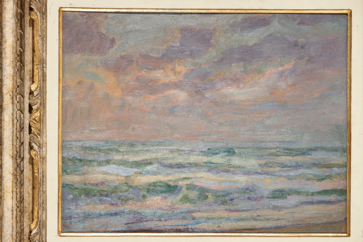 Marina (óleo sobre painel) de Aroldo Bonzagni