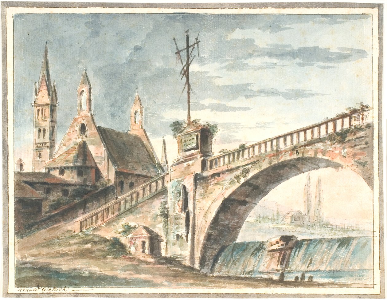 Igreja e ponte de Aron Wallick