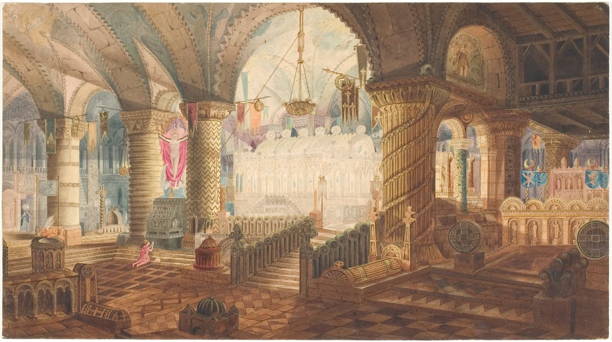 Interior da igreja de Aron Wallick