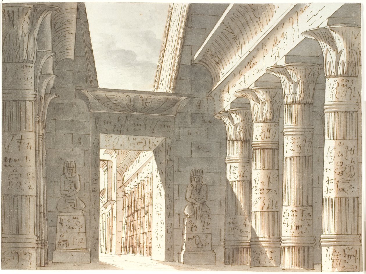 templo egípcio de Aron Wallick
