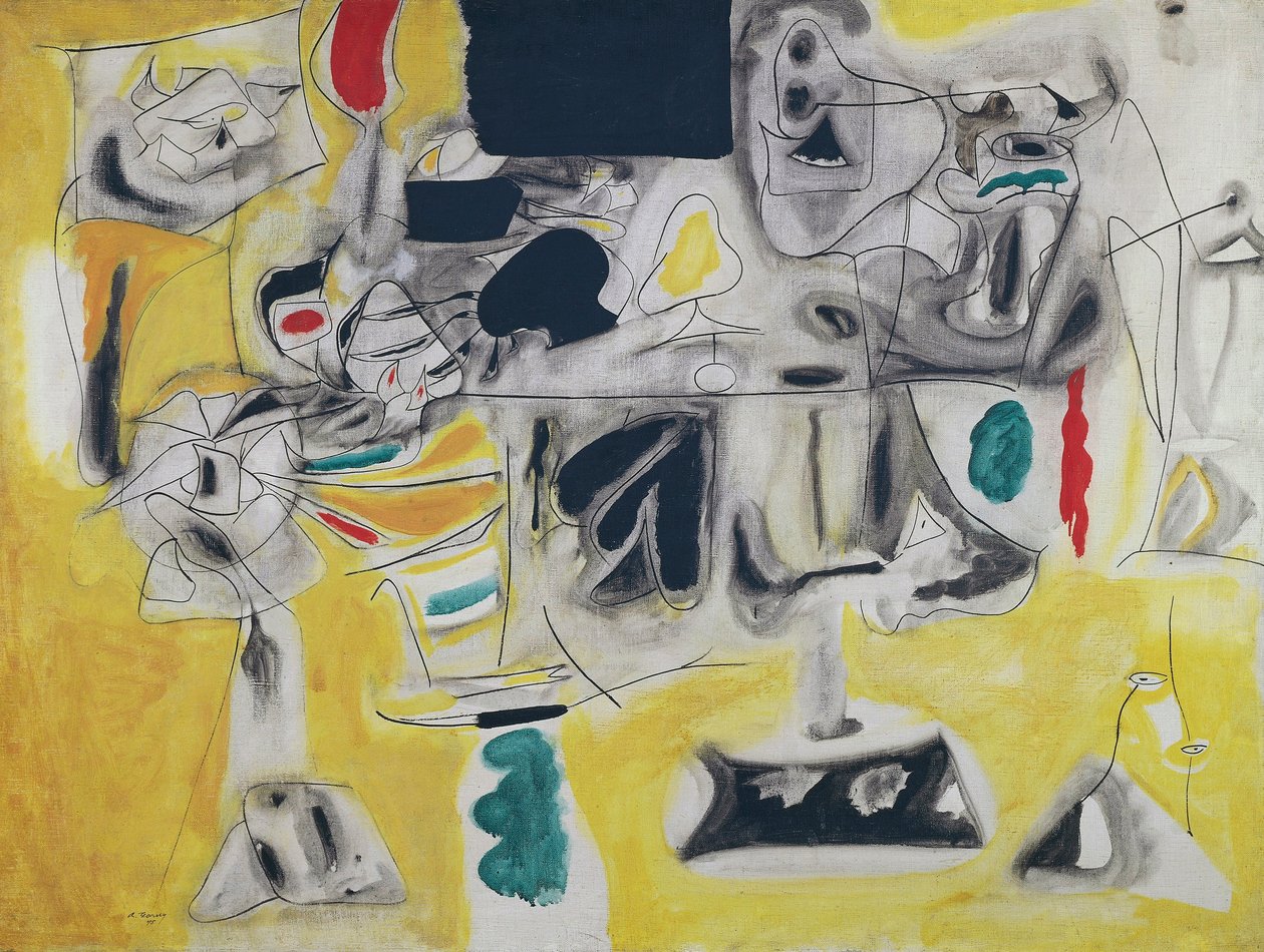 Quadro Paisagístico-Tabela de Arshile Gorky