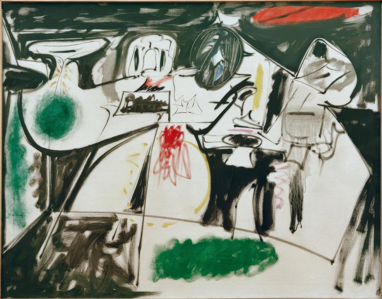Última Pintura (O Monge Negro) de Arshile Gorky